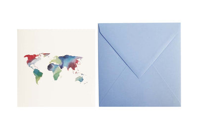 Postal Mapa mundi