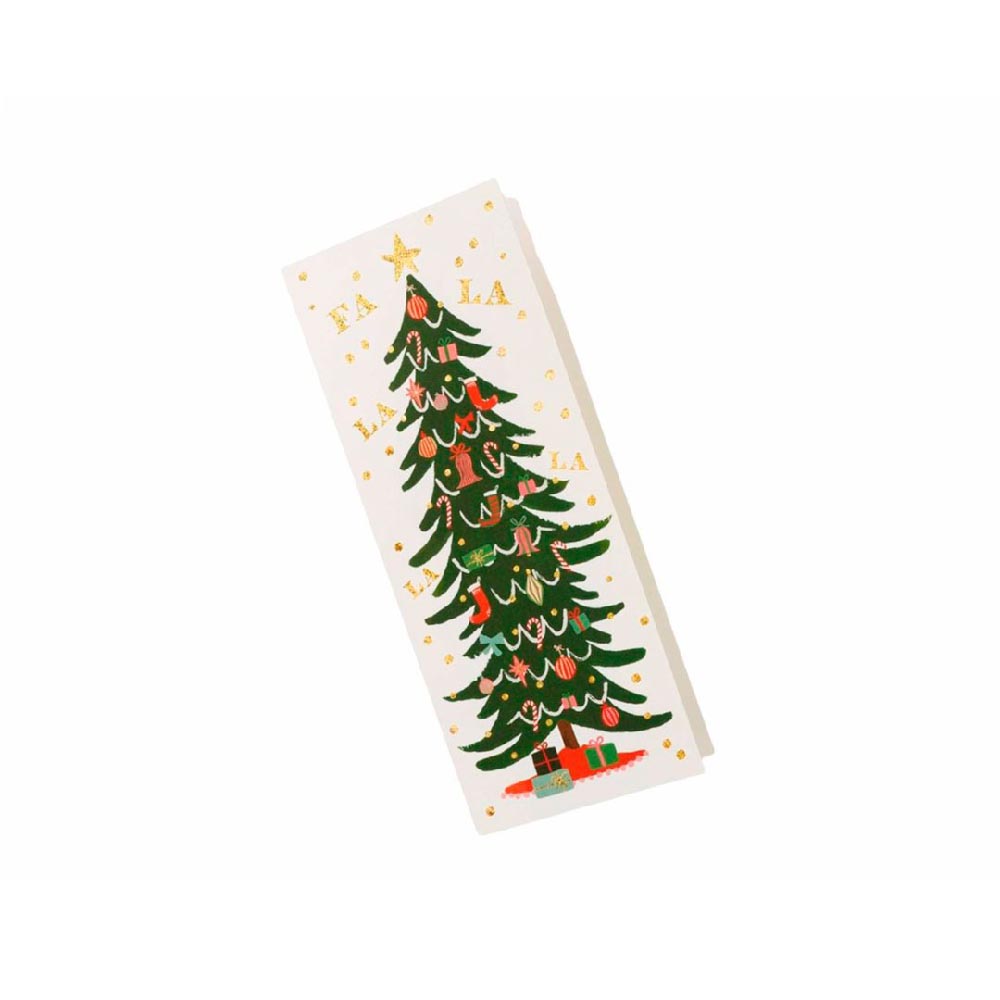 Postal Navidad Fa La La Tree No. 10 C
