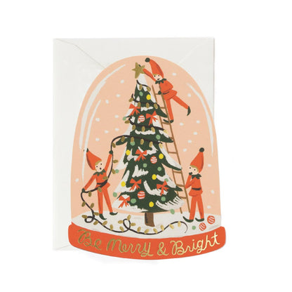 Postal Nadal Merry Elves Card