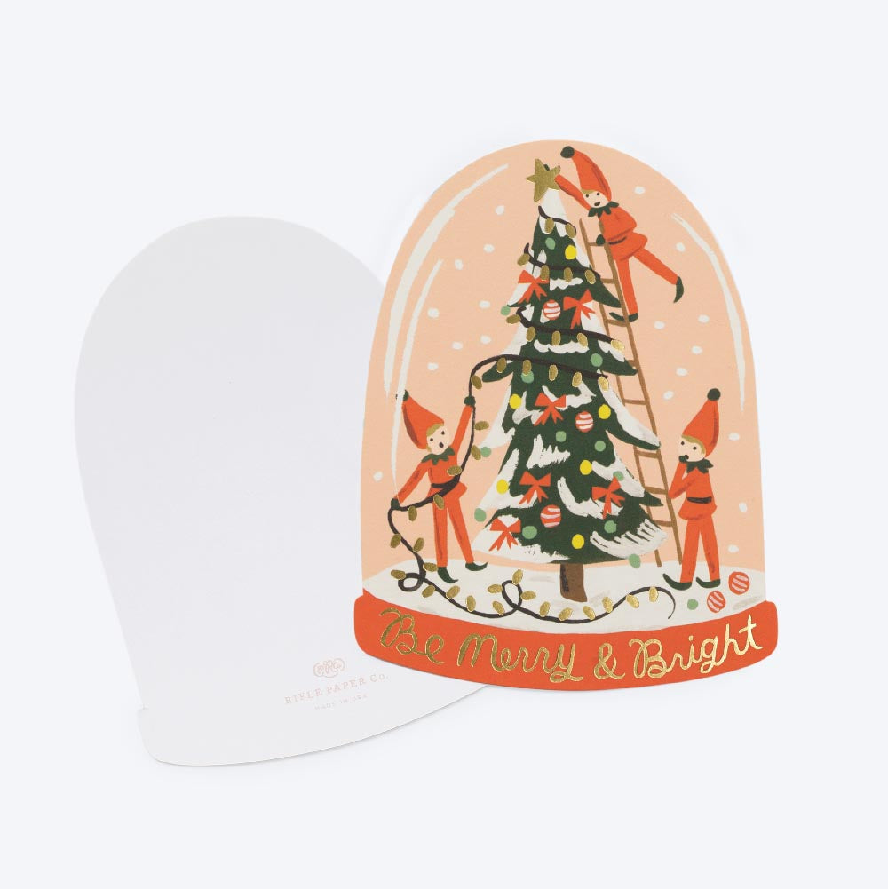 Postal Nadal Merry Elves Card