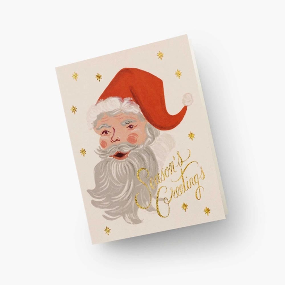 Postal Navidad Greetings from Santa