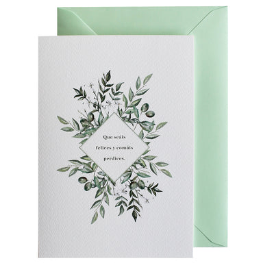 Postal Que seáis felices….