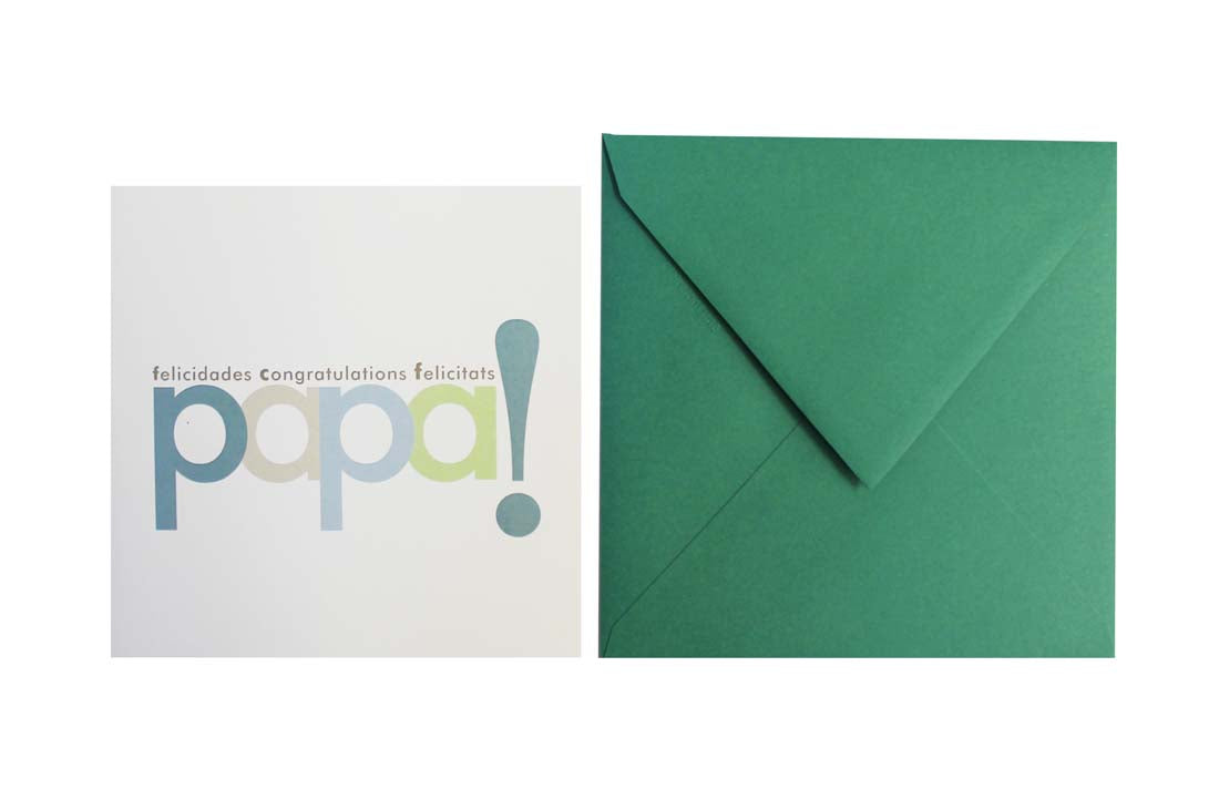 Postal texto Papá