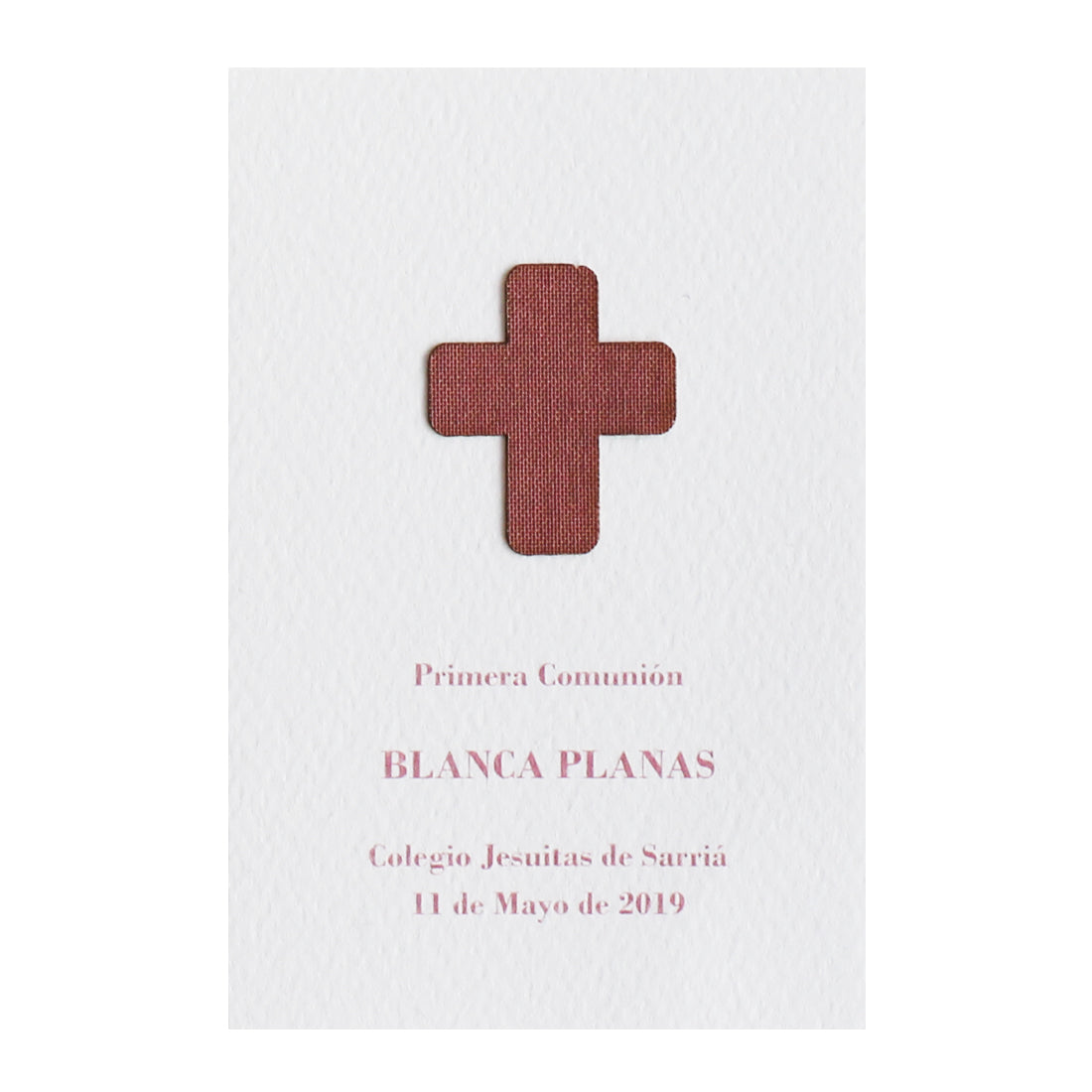 Communion Print Cross Fabric