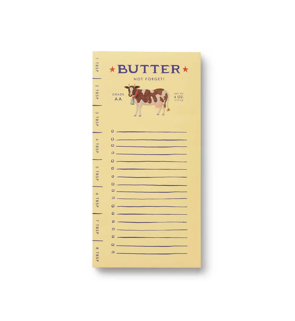 Bloc Lista de la Compra - Butter Not Forget - Rifle Paper Co.