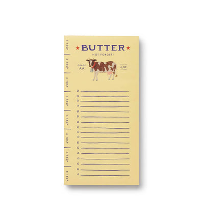 Bloc Lista de la Compra - Butter Not Forget - Rifle Paper Co.
