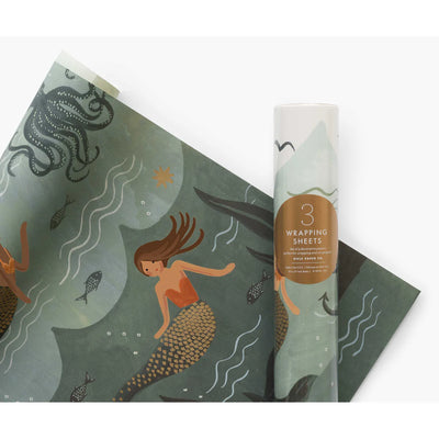 Mermaid Wrapping Paper - Rifle Paper Co