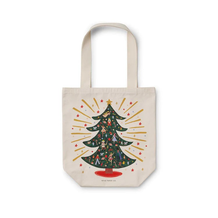 Bolsa de tela (tote bag) Navidad - Rifle Paper
