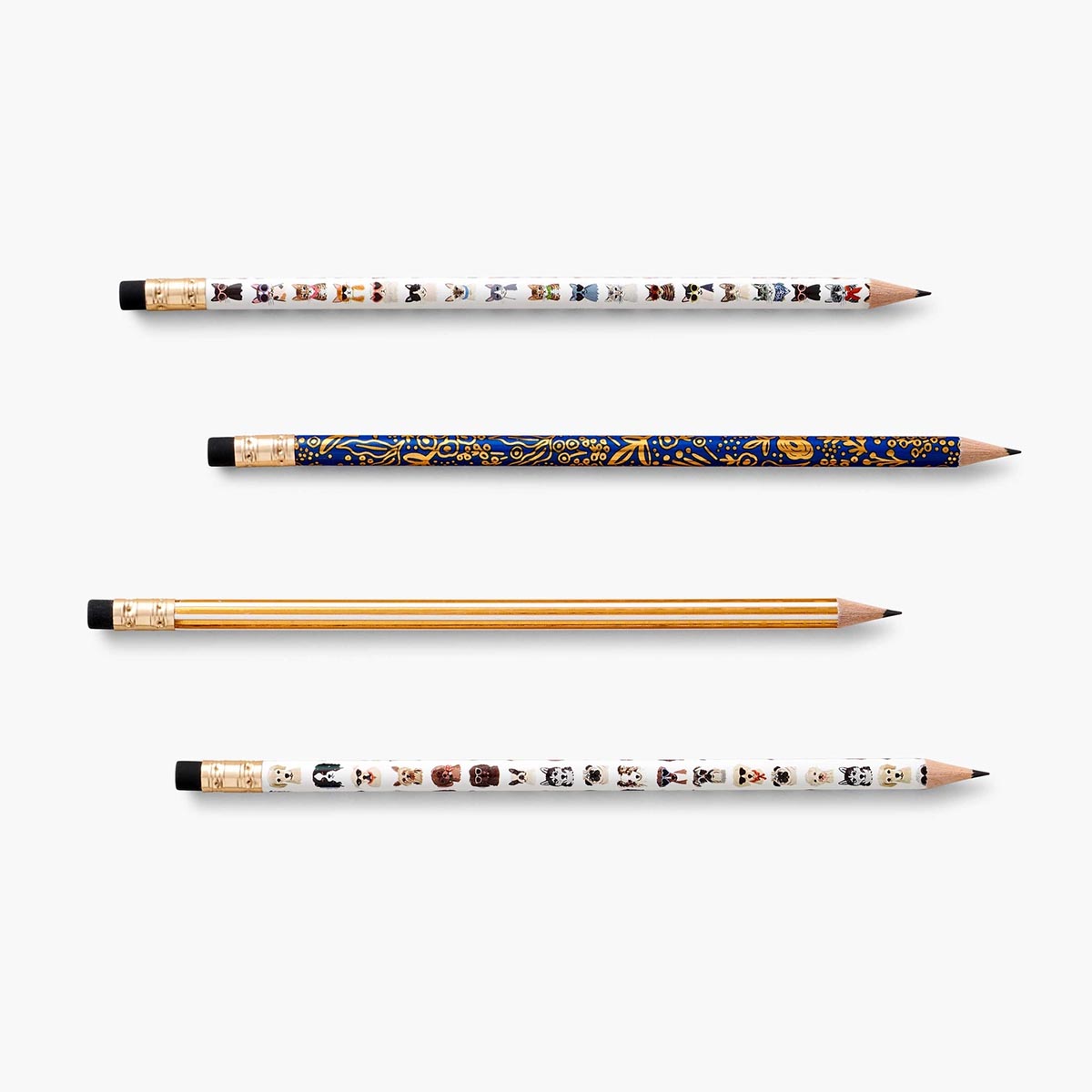 Set of 12 Cats &amp; Dogs pencils - Rifle Paper co.