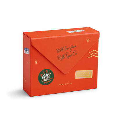 Box of 16 Christmas cards - Holiday Wishes - Rifle Paper