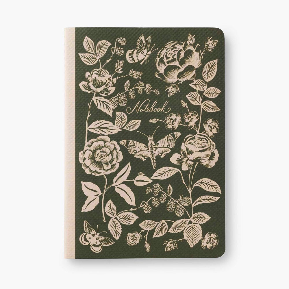 Pack 3 libretas cosidas English Rose - Rifle Paper