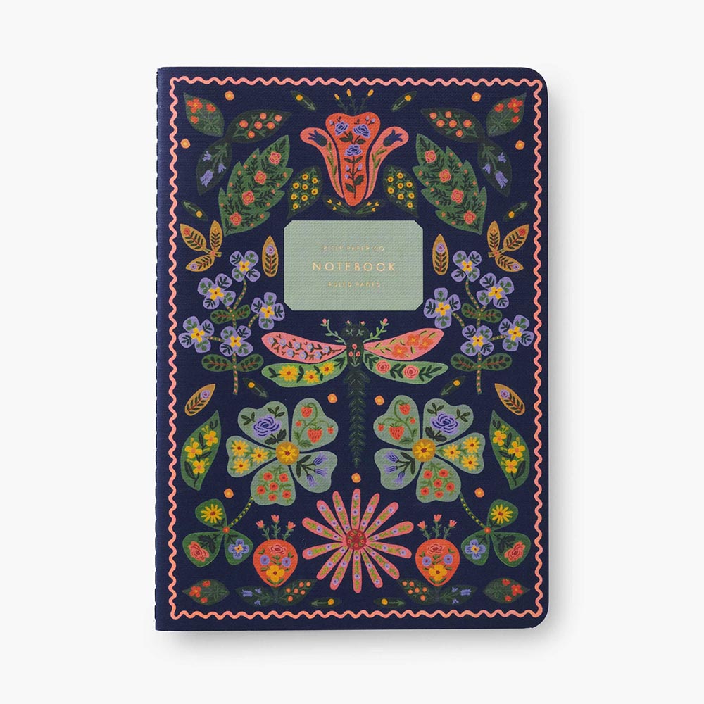 Pack of 3 Posy Stitched Notebooks - Rifle Paper