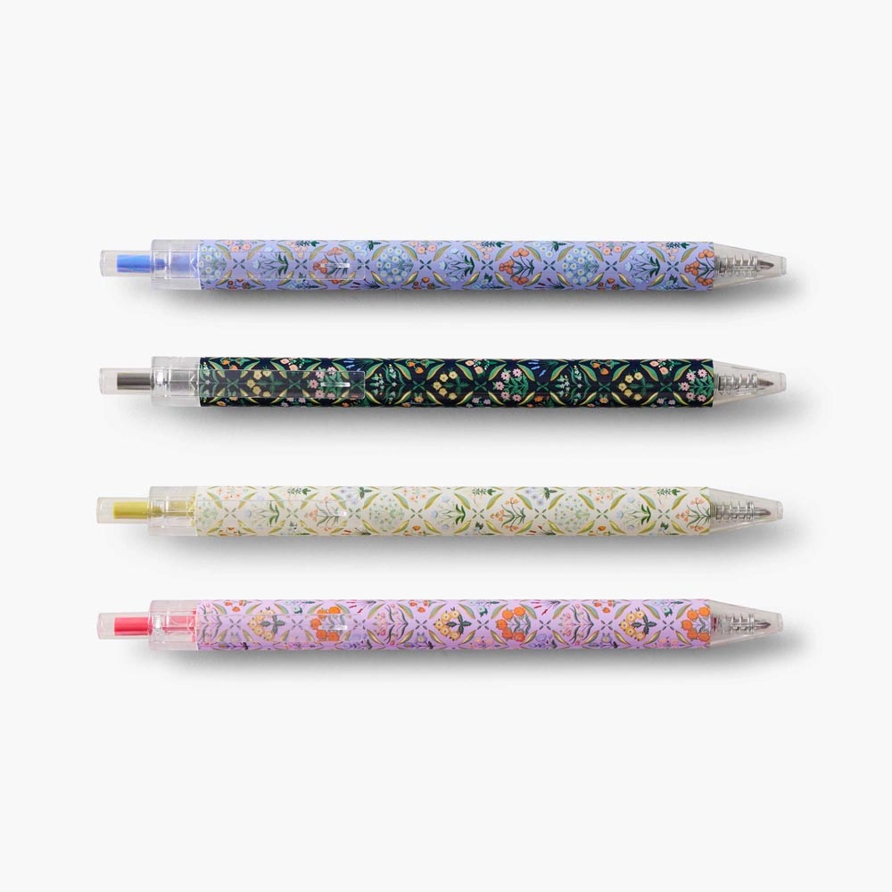 Set de 4 bolígrafos de gel Estee - Rifle Paper co.