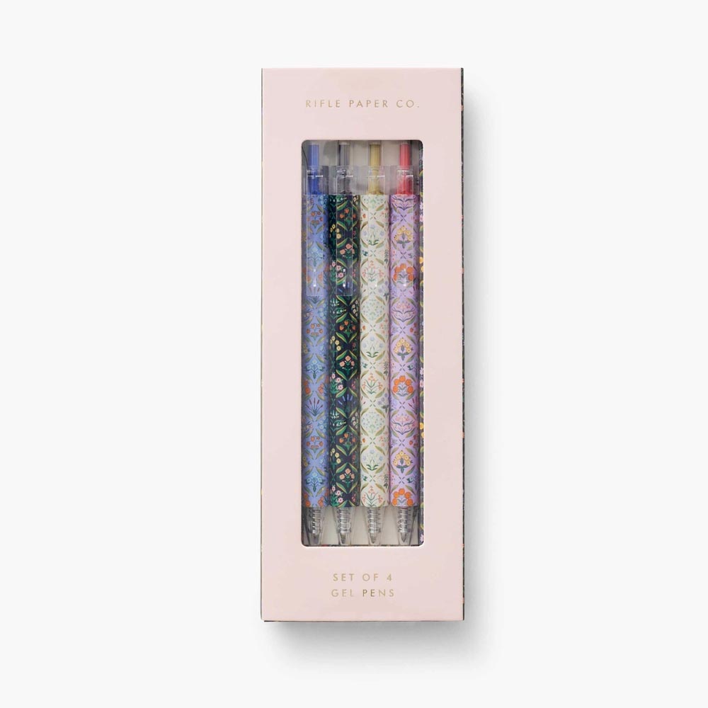 Set de 4 bolígrafos de gel Estee - Rifle Paper co.