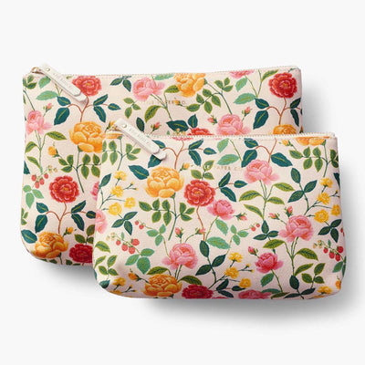 Set de 2 estuches Roses - Rifle Paper Co.
