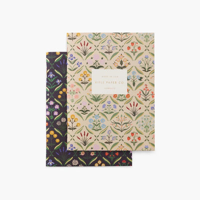 Set of 2 Estee-Rifle Paper pocket notebooks