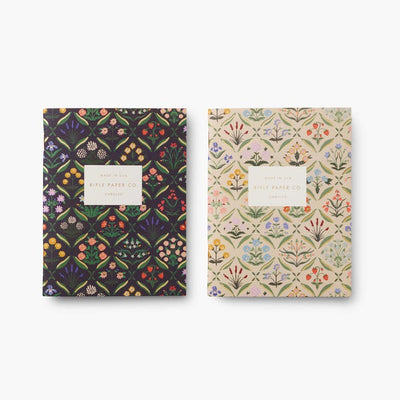 Set of 2 Estee-Rifle Paper pocket notebooks