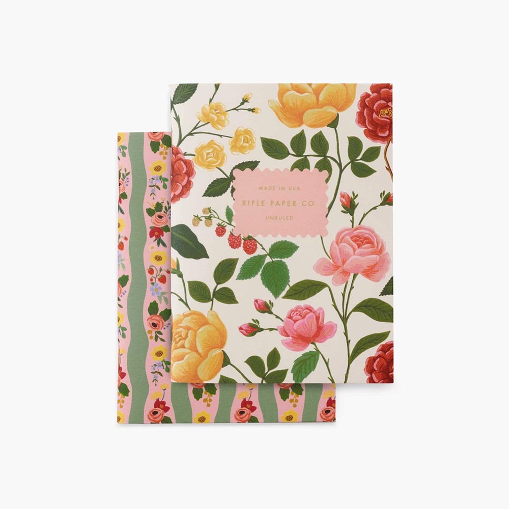 Set de 2 llibretes de butxaca Roses - Rifle Paper
