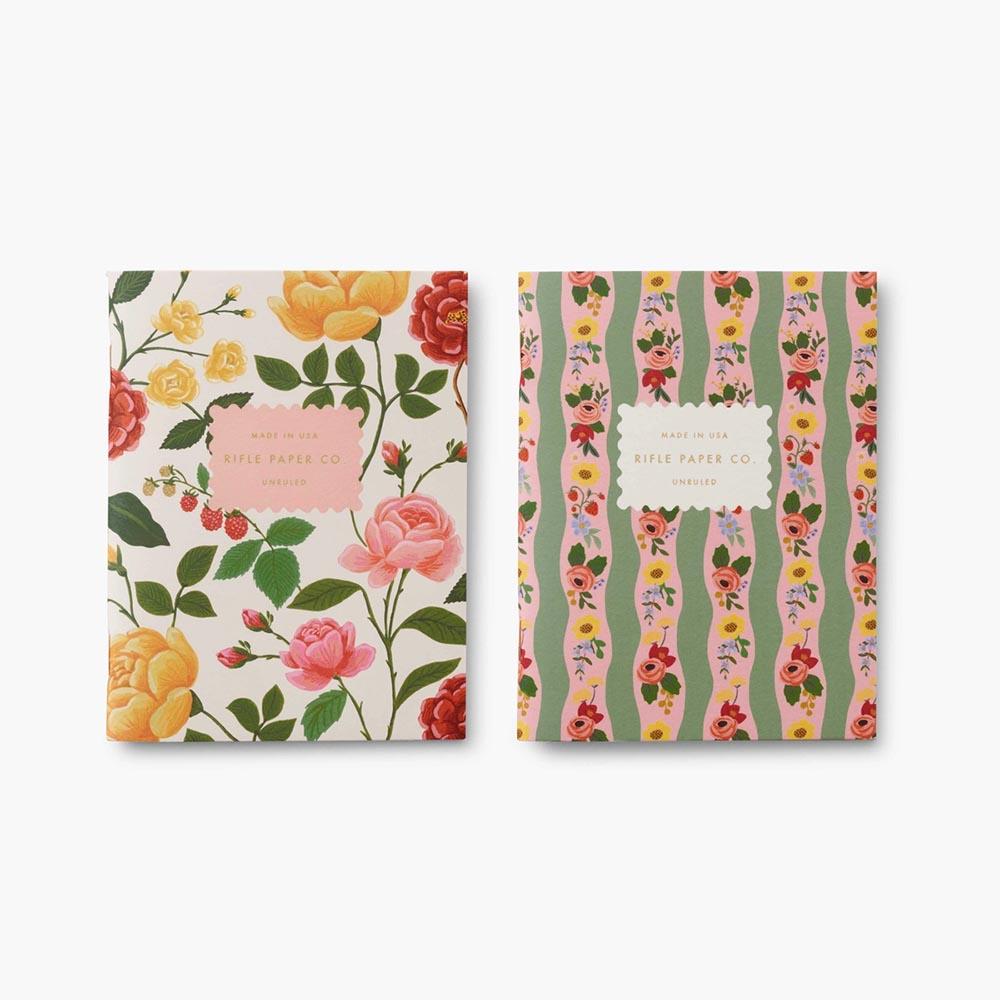Set de 2 libretas de bolsillo Roses - Rifle Paper