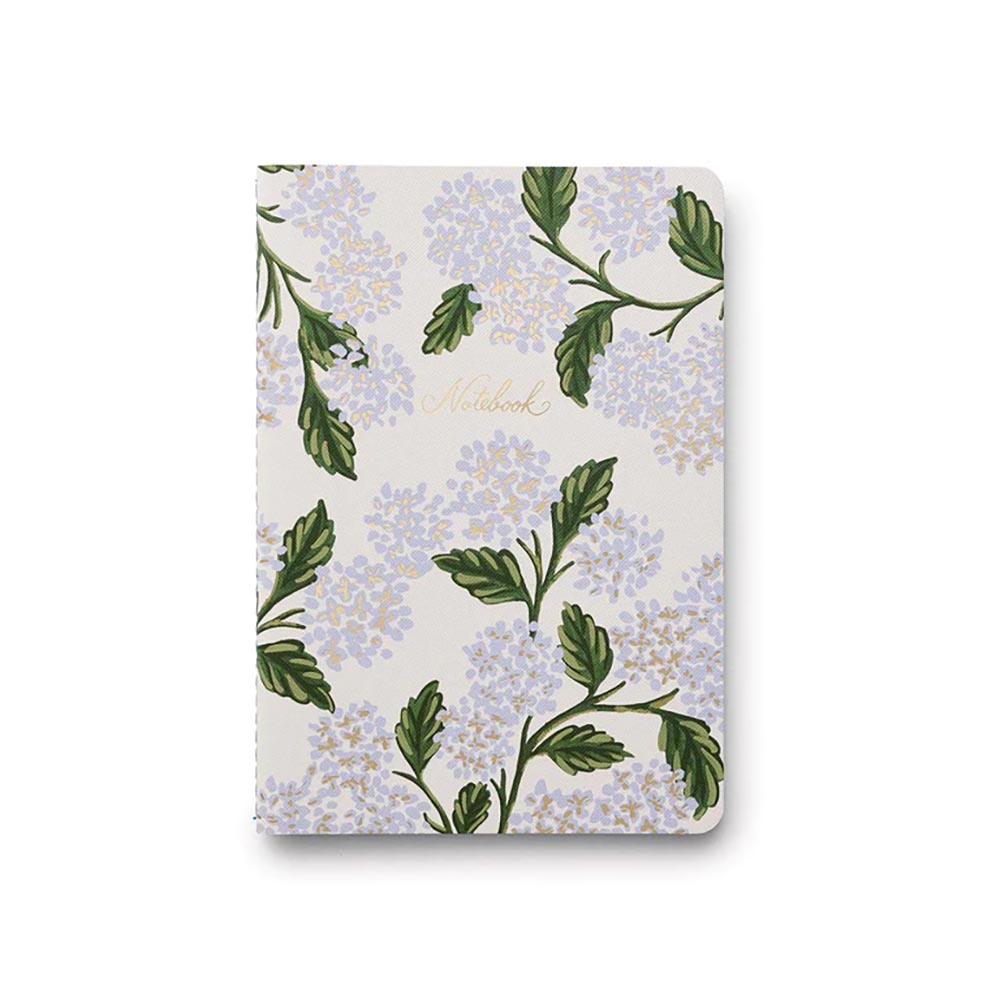 Pack 3 libretas cosidas Hydrangea - Rifle Paper co.