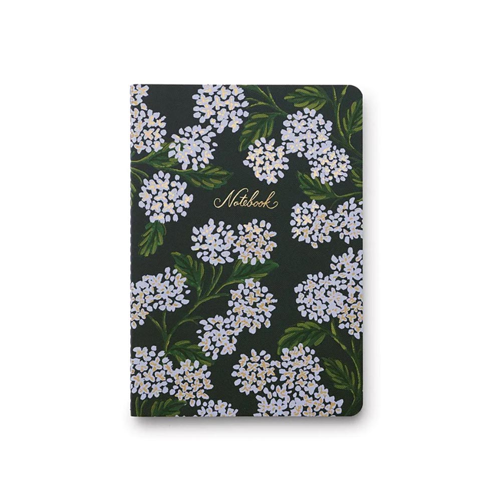 Pack 3 libretas cosidas Hydrangea - Rifle Paper co.