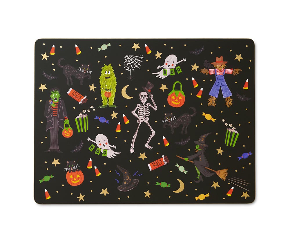 Set de 4 manteles individuales Halloween Parade - Rifle Paper Co.