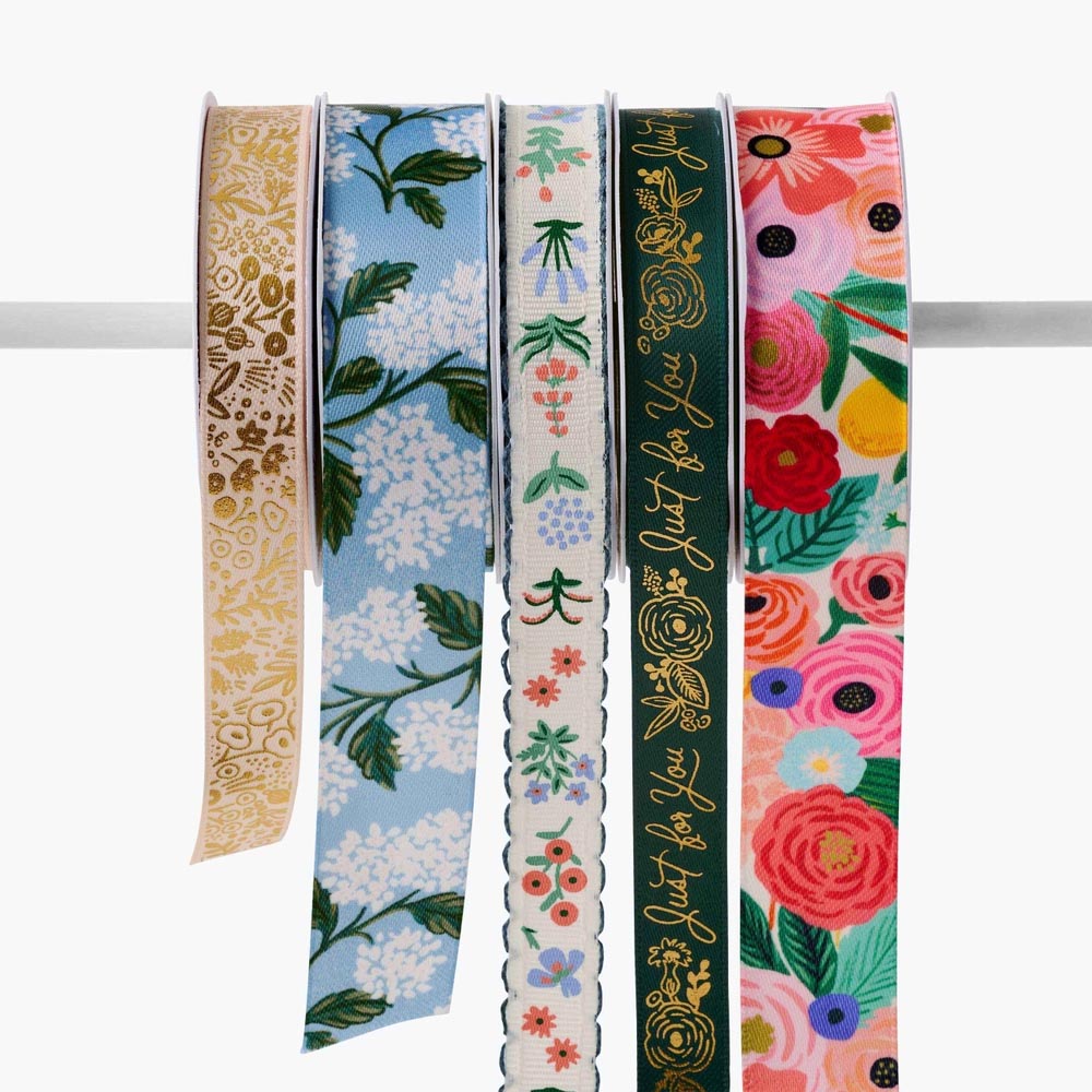 Set 5 cintes de regal Garden Party - Rifle Paper