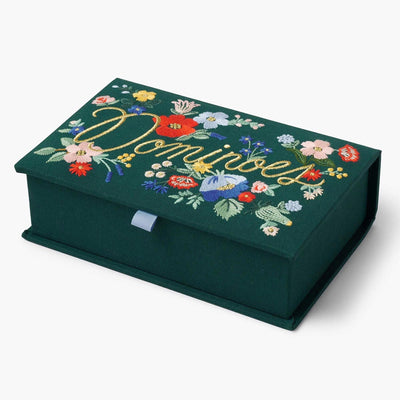 Estuche con juego de Dominó Strawberry Fields - Rifle Paper Co.