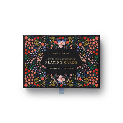 Estuche con 2 barajas de cartas Luxembourg - Rifle Paper