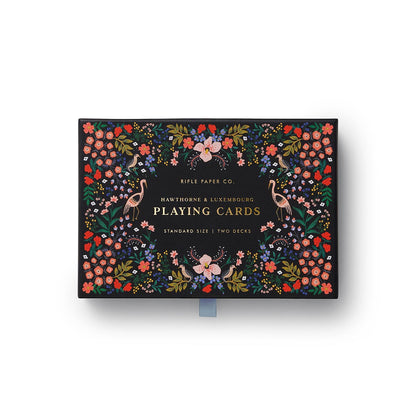 Estuche con 2 barajas de cartas Luxembourg - Rifle Paper