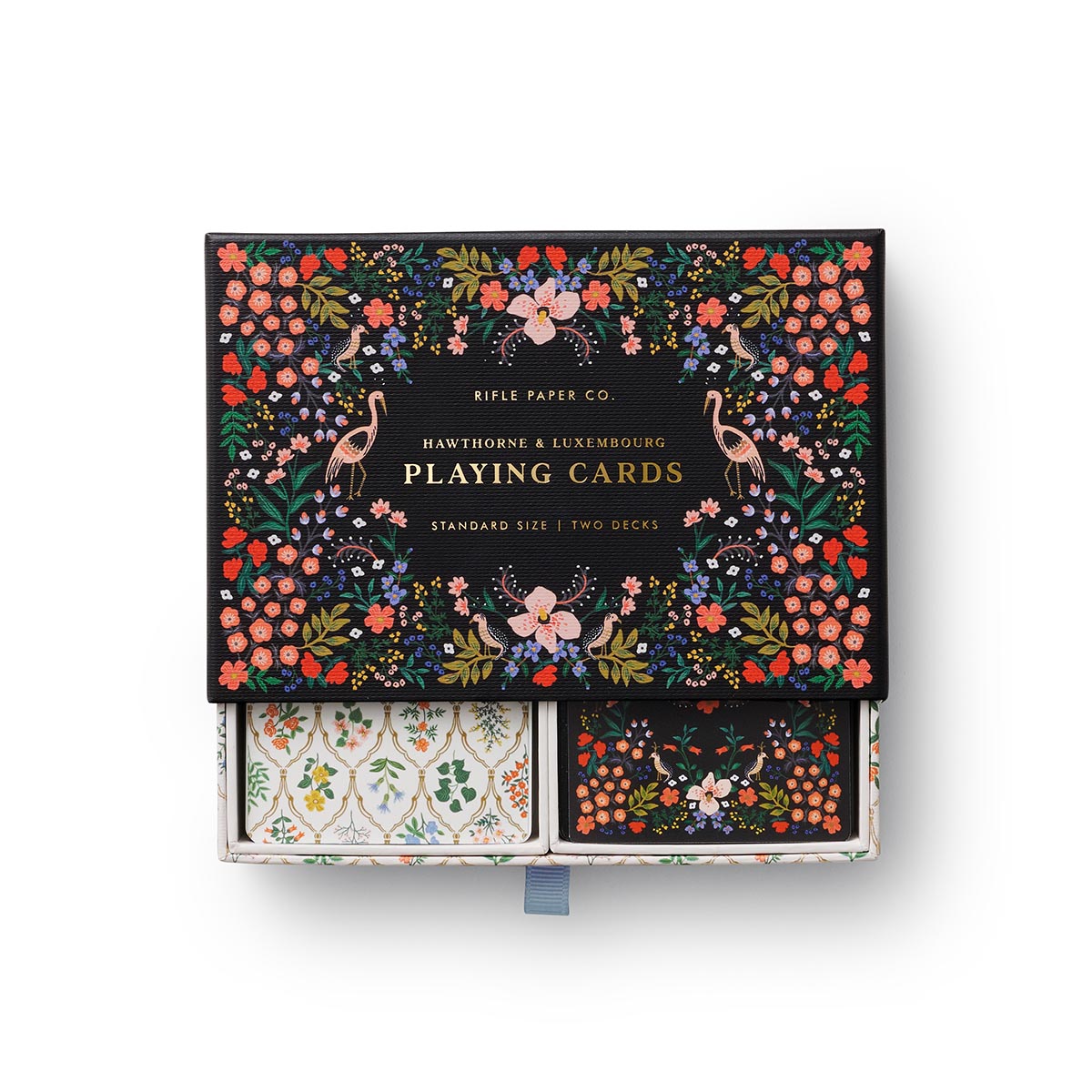 Estuche con 2 barajas de cartas Luxembourg - Rifle Paper