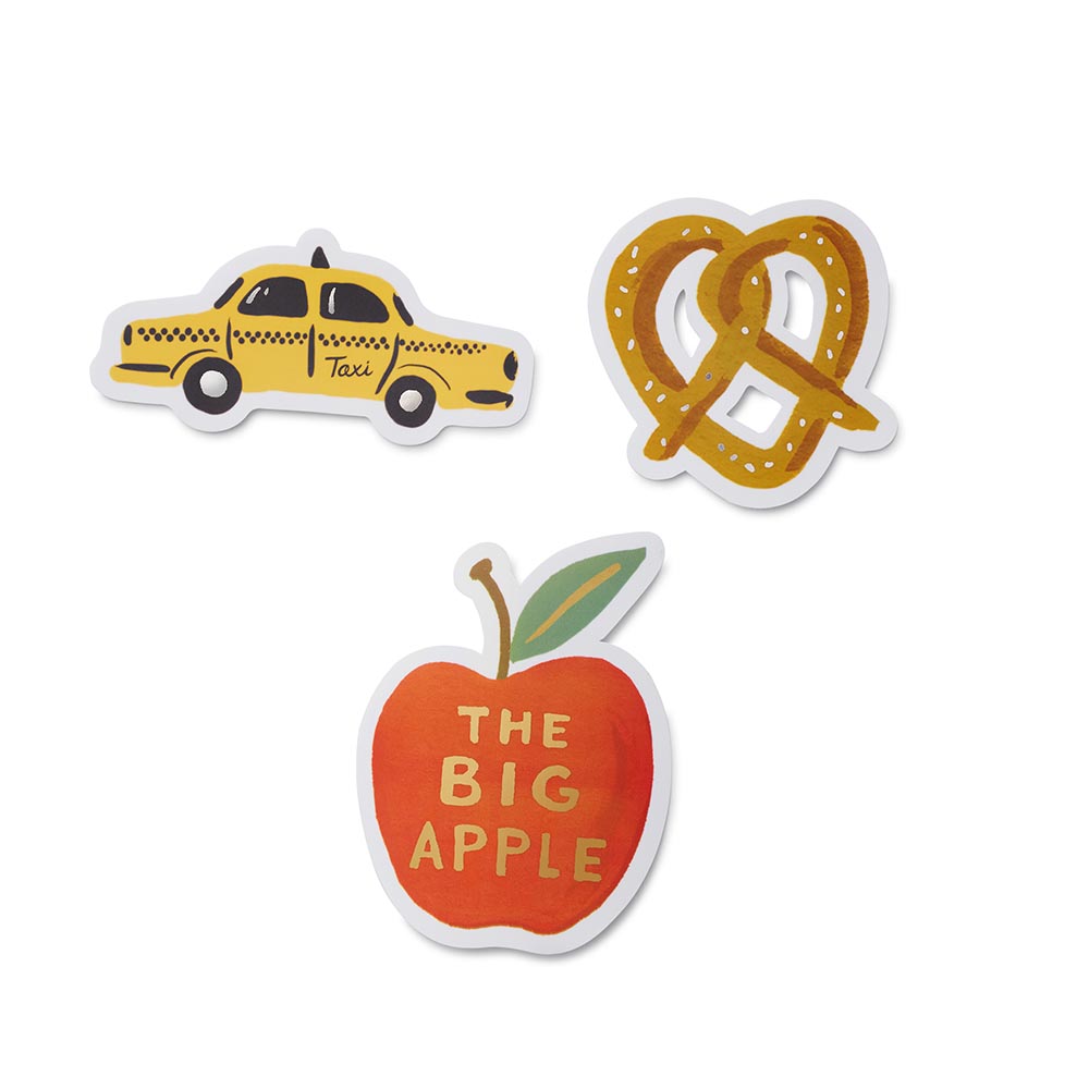 Set of 3 New York Stickers - Rifle Paper - Rifle Paper Co