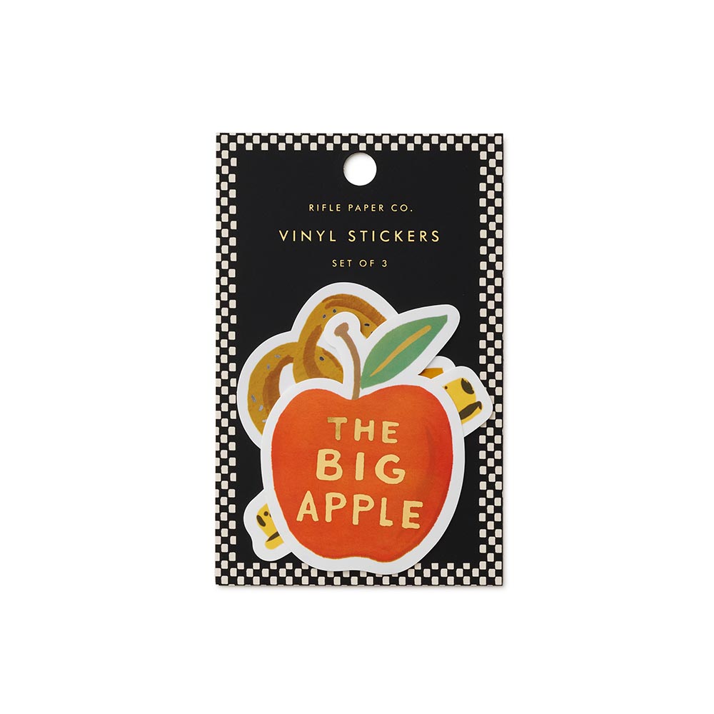 Set of 3 New York Stickers - Rifle Paper - Rifle Paper Co
