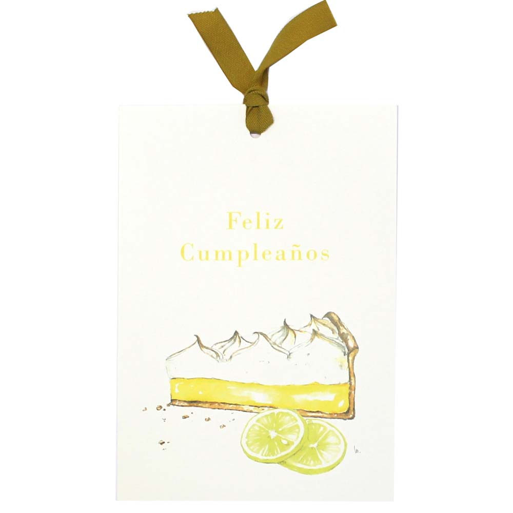 TAG A5 Pastel Limón Feliz Cumpleaños