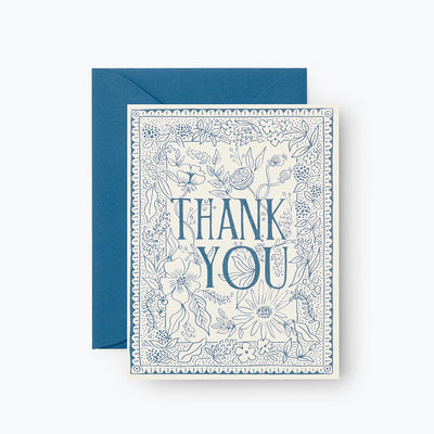 Tarjeta Postal Agradecimiento Delft - Rifle Paper