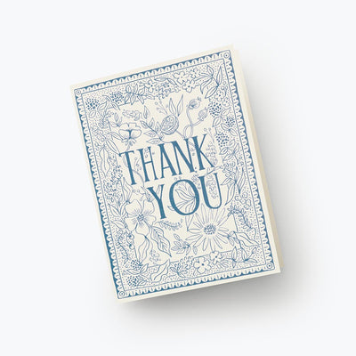 Tarjeta Postal Agradecimiento Delft - Rifle Paper