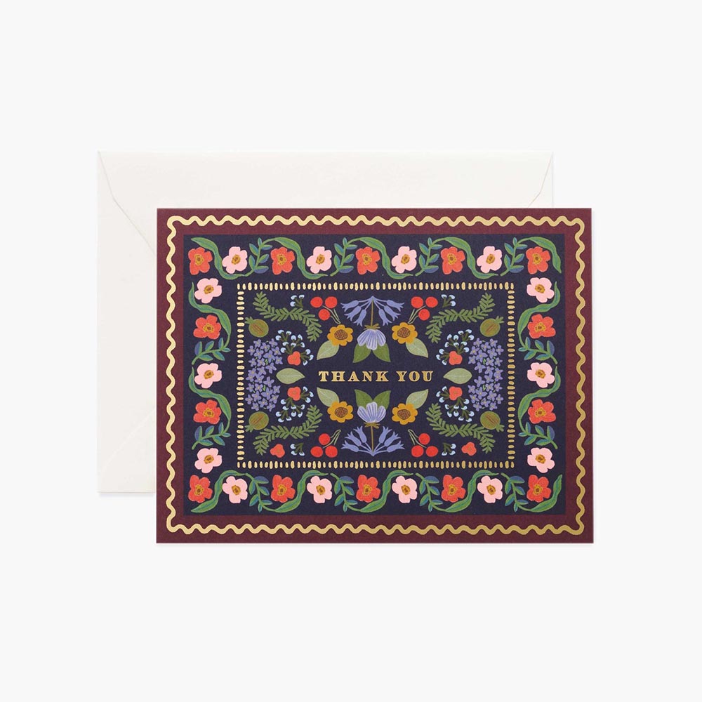 Targeta Postal Agraïment Delphine - Rifle Paper Co