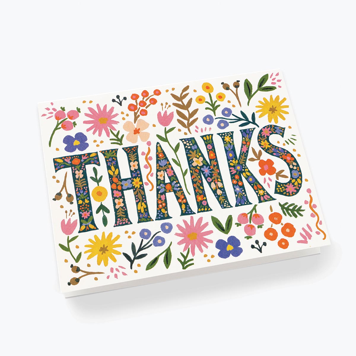 Targeta Postal Agraïment Floral Thanks - Rifle Paper