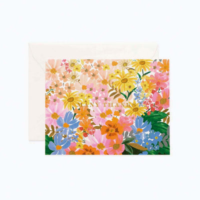 Thank You Postcard with Flowers from Marguerite - Rifle Paper