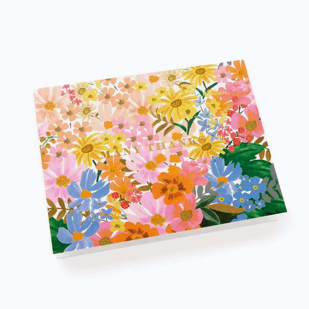 Thank You Postcard with Flowers from Marguerite - Rifle Paper