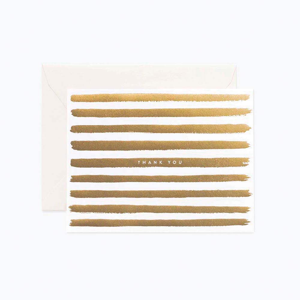 Targeta Postal Agraïment Color Block Thank You - Rifle Paper