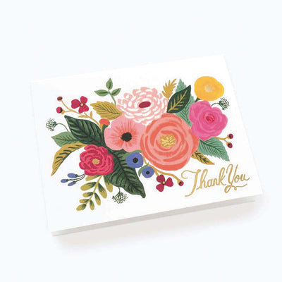 Targeta Postal Agraïment Juliet Rose Thank You - Rifle Paper