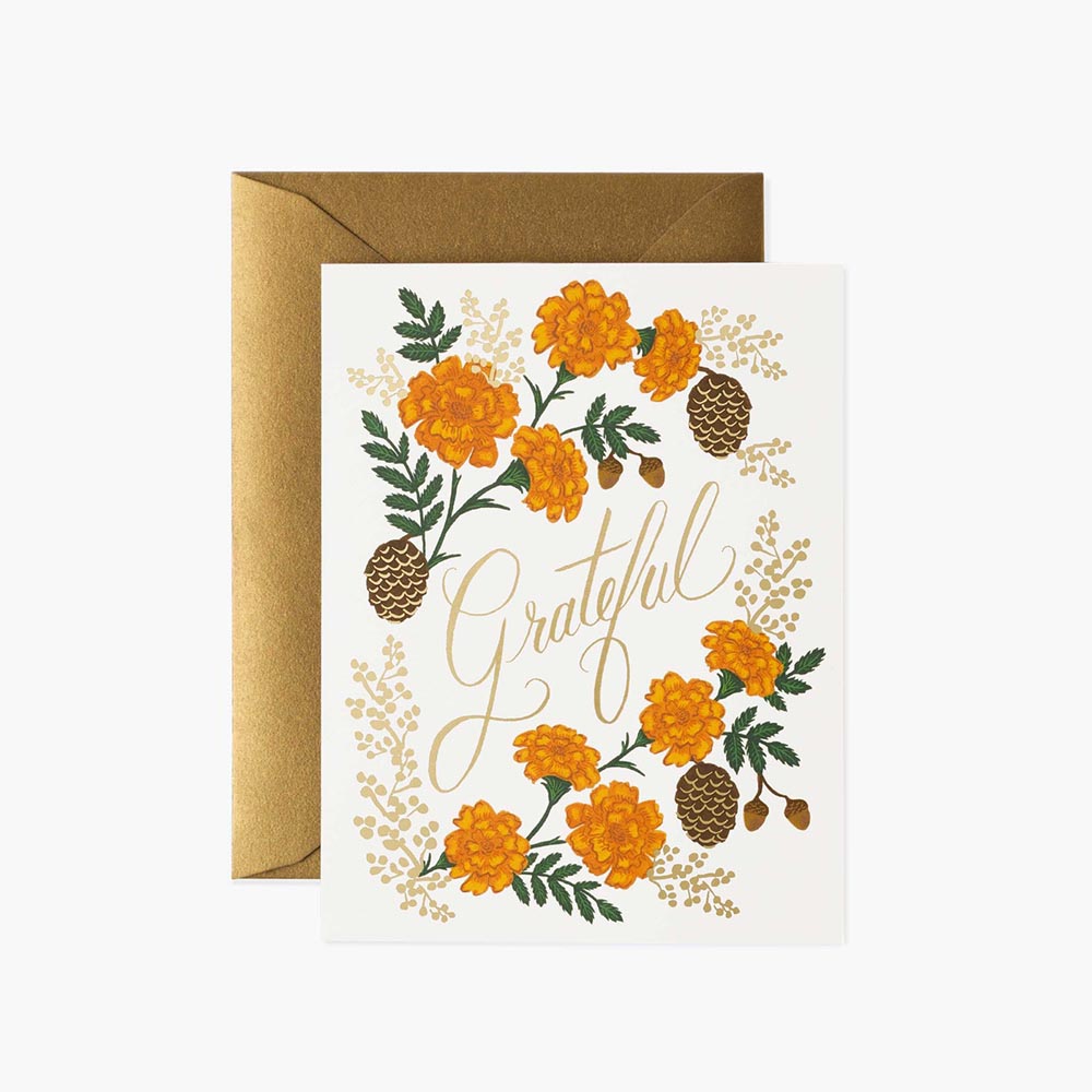 Targeta Postal agraïment Grateful Harvest - Rifle Paper Co