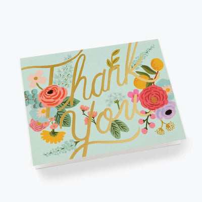Mint Garden Thank You Postcard - Rifle Paper
