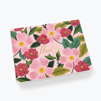Rose Garden Thank You Postcard - Rifle Paper