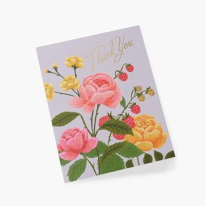 Roses Thank You Postcard - Rifle Paper Co