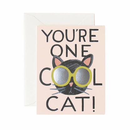 Cool Cat Love or Friendship Postcard - Rifle Paper