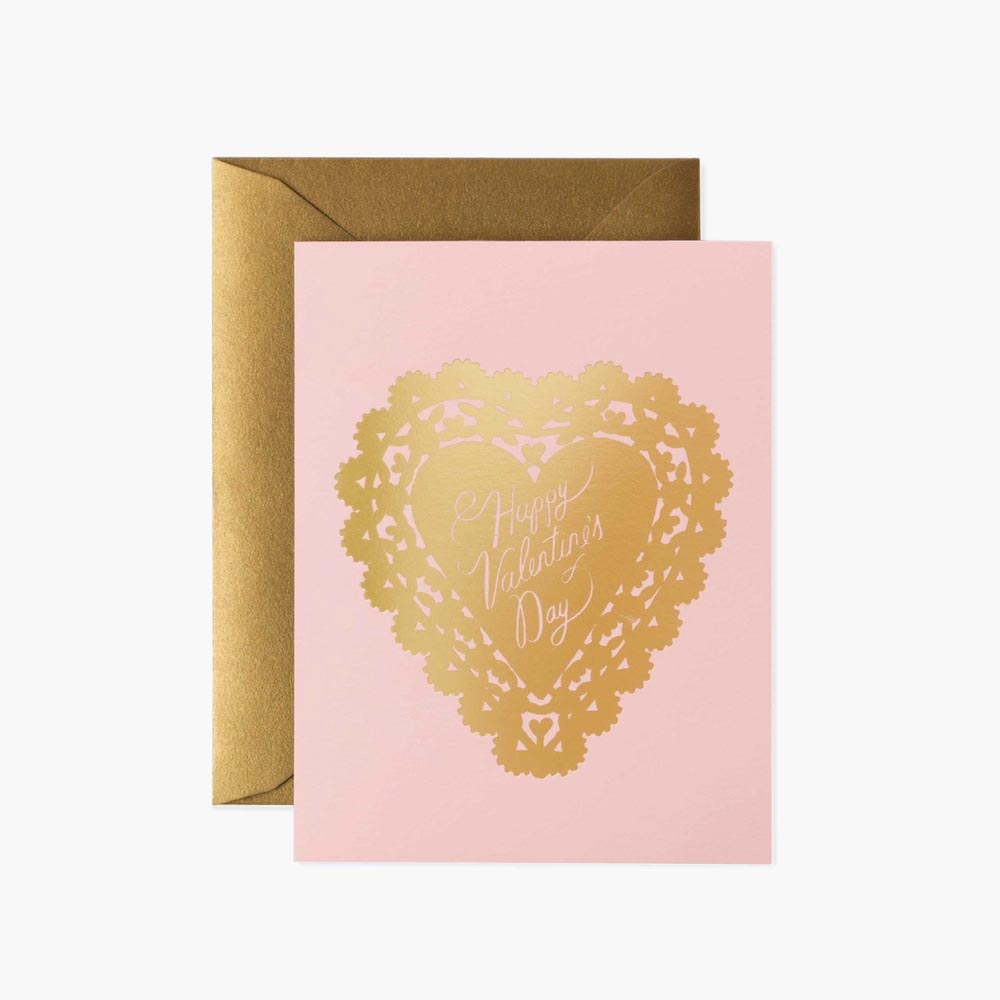 Targeta Postal Sant Valentí Doily Valentine - Rifle Paper Co
