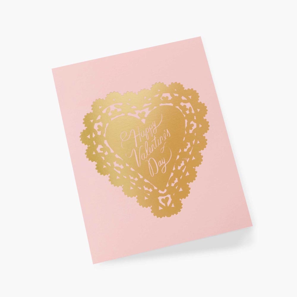 Tartjeta Postal San Valentín Doily Valentine - Rifle Paper Co