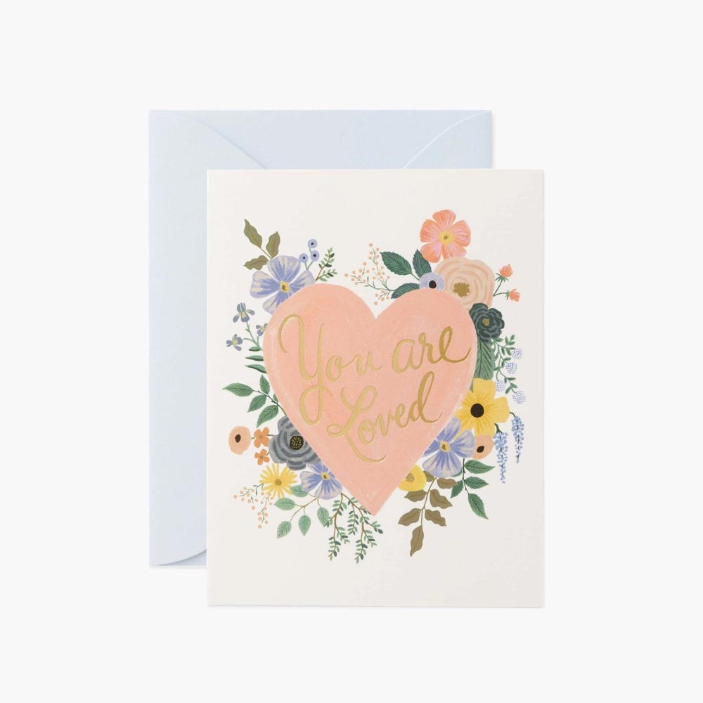 Love Postcard - You are Loved Heart - Rifle Paper Co